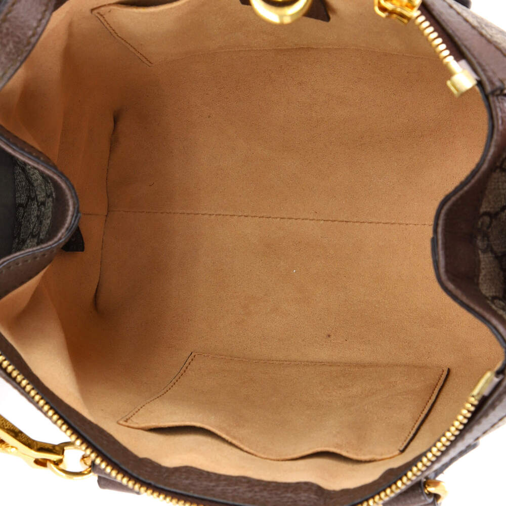 Gucci Ophidia Top Handle Tote Gg Coated #224274G18B - Picture 5 of 6